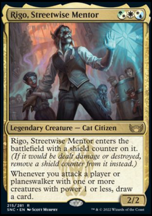 (215) Magic The Gathering Streets of New Capenna Single: Rigo, Streetwise Mentor  Rare