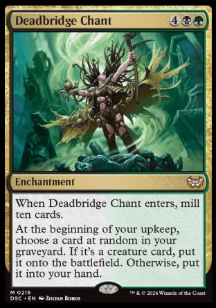 (215) Magic The Gathering Commander: Duskmourn: House of Horror Single: Deadbridge Chant  Mythic