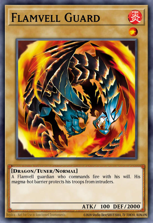 (064) YuGiOh TCG HAC1: Hidden Arsenal: Chapter 1 Single: Flamvell Guard (V.1 - Common)  Common