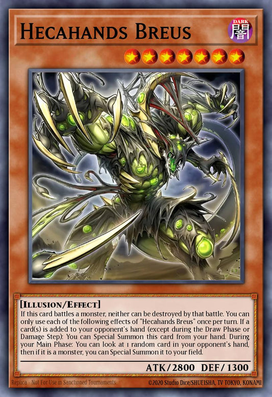(005) YuGiOh TCG PHRE: Phantom Revenge Single: Hecahands Breus (V.1 - Rare)  Rare