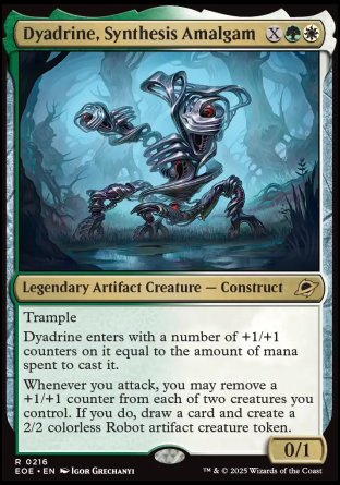 (216) Magic The Gathering Edge of Eternities: Promos Single: Dyadrine, Synthesis Amalgam (V.1)  Rare