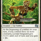 (216) Magic The Gathering Foundations Jumpstart Single: Leonin Vanguard  Uncommon