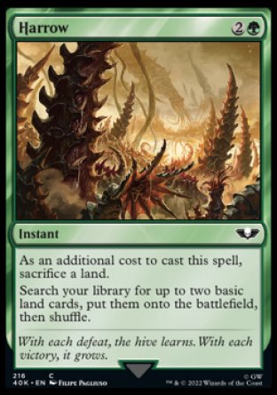 (216) Magic The Gathering Universes Beyond: Warhammer 40000 Single: Harrow Holo Common