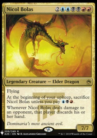 (209) Magic The Gathering The List Single: Nicol Bolas  Rare