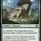 (216) Magic The Gathering The Lost Caverns of Ixalan Single: Thrashing Brontodon  Uncommon