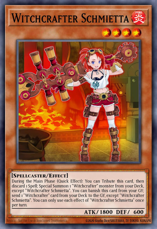 (221) YuGiOh TCG MP20: 2020 Tin of Lost Memories Mega Pack Single: Witchcrafter Schmietta  Ultra Rare