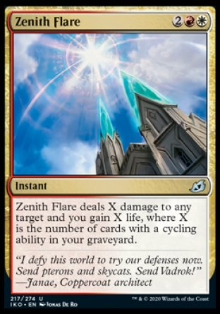 (217/274) Magic The Gathering Ikoria: Lair of Behemoths Single: Zenith Flare  Uncommon