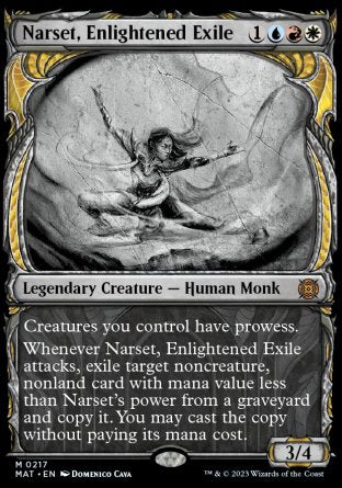 (217) Magic The Gathering March of the Machine: The Aftermath: Extras Single: Narset, Enlightened Exile (V.4)  Mythic