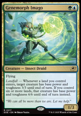 (217) Magic The Gathering Edge of Eternities Single: Genemorph Imago  Rare