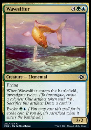(217) Magic The Gathering Modern Horizons 2 Single: Wavesifter Holo Common