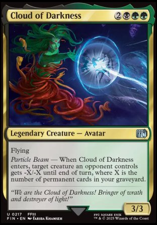 (217) Magic The Gathering Magic: The Gathering - FINAL FANTASY Single: Cloud of Darkness Holo Uncommon