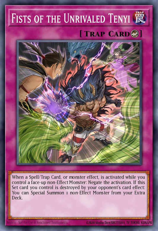 (135) YuGiOh TCG MP20: 2020 Tin of Lost Memories Mega Pack Single: Fists of the Unrivaled Tenyi  Common