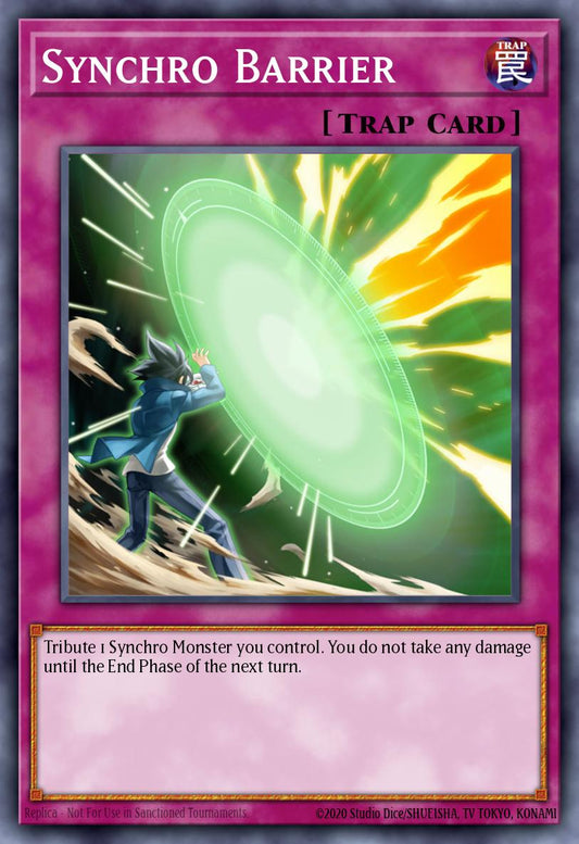 (064) YuGiOh TCG SOVR: Stardust Overdrive Single: Synchro Barrier  Common