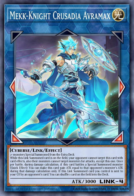 (071) YuGiOh TCG MP20: 2020 Tin of Lost Memories Mega Pack Single: Mekk-Knight Crusadia Avramax  Ultra Rare