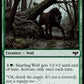 (219) Magic The Gathering Innistrad: Crimson Vow Single: Snarling Wolf  Common