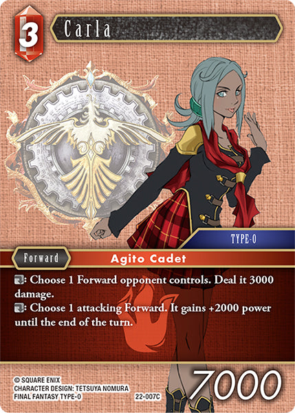 (007) Final Fantasy TCG Hidden Hope Single: Carla (22-007)  Common