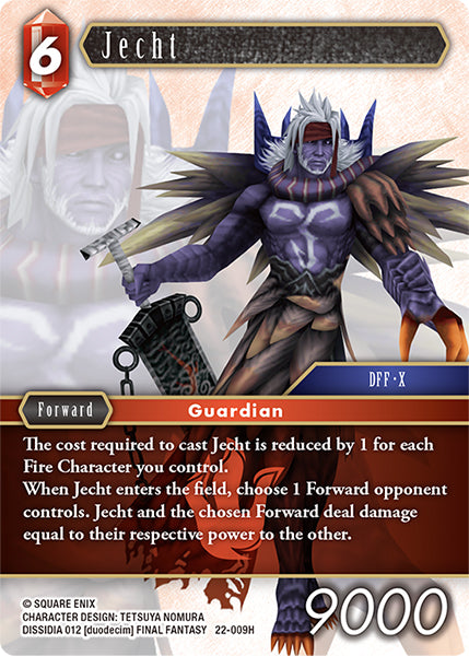 (009) Final Fantasy TCG Hidden Hope Single: Jecht (22-009)  Hero