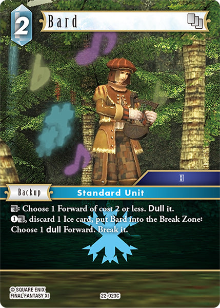 (023) Final Fantasy TCG Hidden Hope Single: Bard (22-023) Holo Common