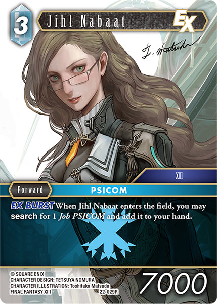 (029) Final Fantasy TCG Hidden Hope Single: Jihl Nabaat (22-029) (V.1)  Rare