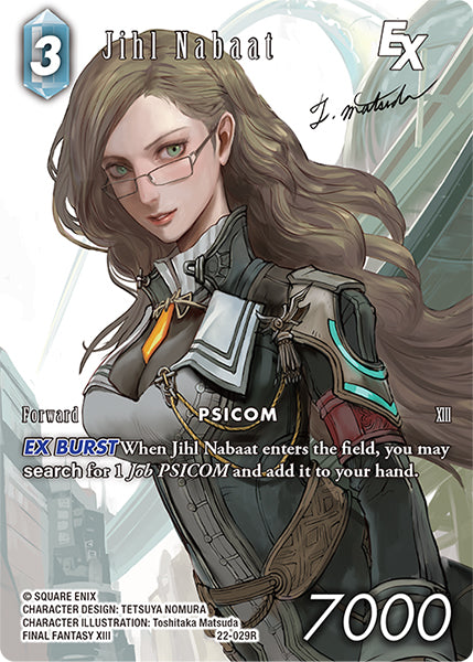 (029) Final Fantasy TCG Hidden Hope Single: Jihl Nabaat (22-029) (V.2) Holo Rare