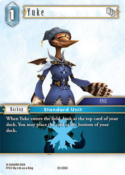 (035) Final Fantasy TCG Hidden Hope Single: Yuke (22-035) Holo Common