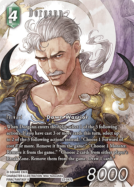 (047) Final Fantasy TCG Hidden Hope Single: Dorgann (22-047) (V.2) Holo Legend