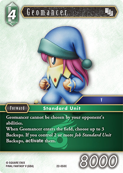 (050) Final Fantasy TCG Hidden Hope Single: Geomancer (22-050) Holo Common