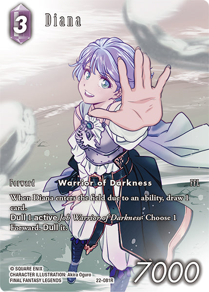 (081) Final Fantasy TCG Hidden Hope Single: Diana (22-081) (V.2) Holo Rare