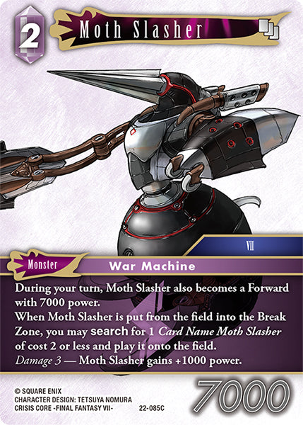 (085) Final Fantasy TCG Hidden Hope Single: Moth Slasher (22-085) Holo Common