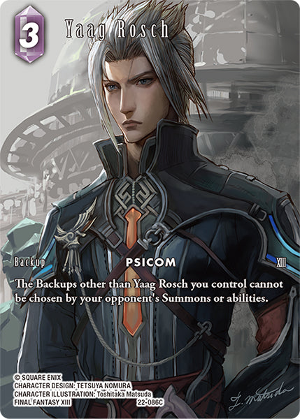 (086) Final Fantasy TCG Hidden Hope Single: Yaag Rosch (22-086) (V.2) Holo Common