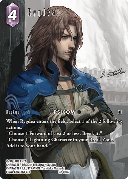 (088) Final Fantasy TCG Hidden Hope Single: Rygdea (22-088) (V.2) Holo Common