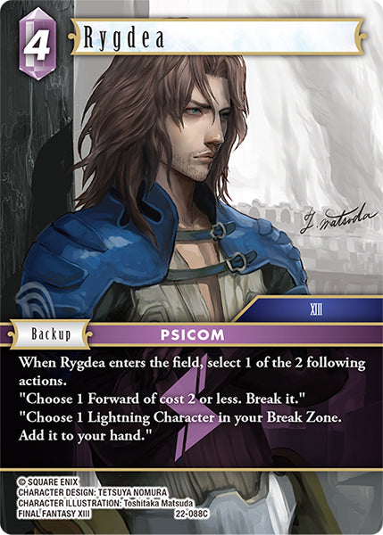 (088) Final Fantasy TCG Hidden Hope Single: Rygdea (22-088) (V.1) Holo Common