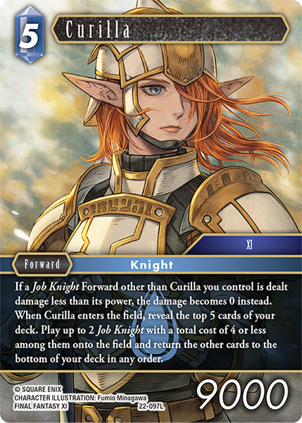 (097) Final Fantasy TCG Hidden Hope Single: Curilla (22-097) (V.1) Holo Legend