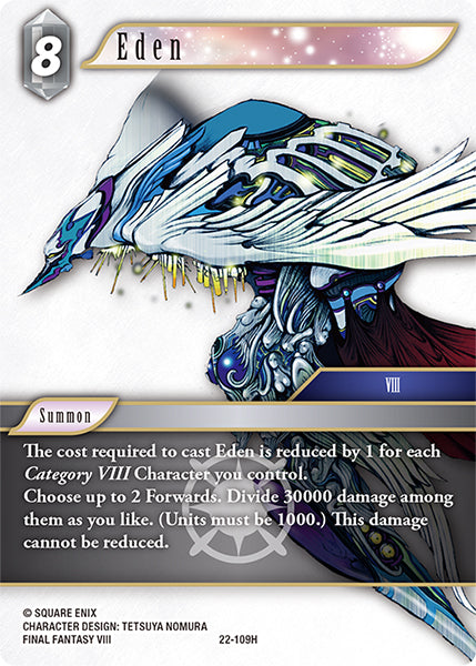 (109) Final Fantasy TCG Hidden Hope Single: Eden (22-109)  Hero
