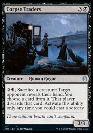 (220) Magic The Gathering Jumpstart Single: Corpse Traders  Uncommon
