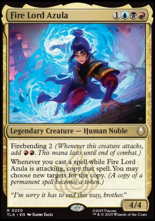 (220) Magic The Gathering Magic: The Gathering | Avatar: The Last Airbender: Promos Single: Fire Lord Azula  Rare