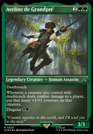 (220) Magic The Gathering Universes Beyond: Assassin's Creed: Extras Single: Aveline de Grandpr������ (V.2)  Rare