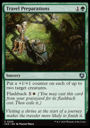 (220) Magic The Gathering Innistrad Remastered Single: Travel Preparations Holo Uncommon