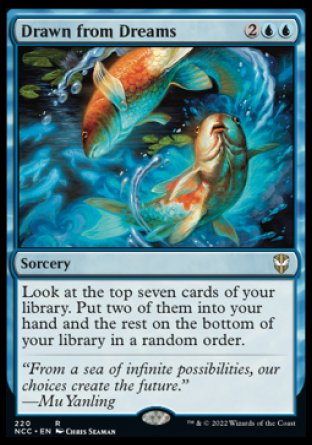 (220) Magic The Gathering Commander: Streets of New Capenna Single: Drawn from Dreams  Rare