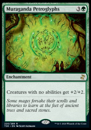 (220/289) Magic The Gathering Time Spiral Remastered Single: Muraganda Petroglyphs Holo Rare