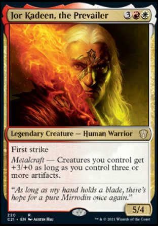 (220) Magic The Gathering Commander: Strixhaven Single: Jor Kadeen, the Prevailer  Rare
