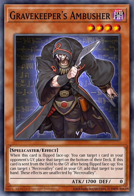 (213) YuGiOh TCG MP14: 2014 Mega-Tins Mega-Pack Single: Gravekeeper's Ambusher  Common