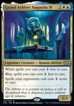 (221) Magic The Gathering Double Masters 2022 Single: Grand Arbiter Augustin IV  Rare