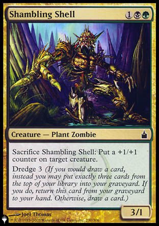 (230) Magic The Gathering The List Single: Shambling Shell  Common