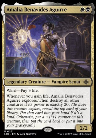 (221) Magic The Gathering The Lost Caverns of Ixalan Single: Amalia Benavides Aguirre  Rare
