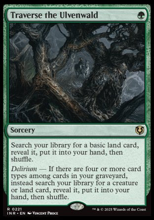 (221) Magic The Gathering Innistrad Remastered Single: Traverse the Ulvenwald  Rare