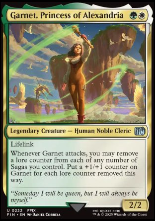 (222) Magic The Gathering Magic: The Gathering - FINAL FANTASY Single: Garnet, Princess of Alexandria  Uncommon