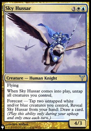 (131) Magic The Gathering The List Single: Sky Hussar  Uncommon