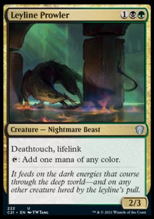 (222) Magic The Gathering Commander: Strixhaven Single: Leyline Prowler  Uncommon