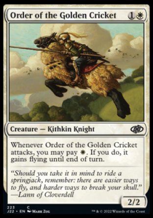 (223) Magic The Gathering Jumpstart 2022 Single: Order of the Golden Cricket  Common